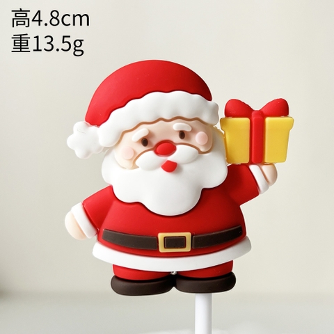 MC - Kute ông già noel cầm hộp quà vàng