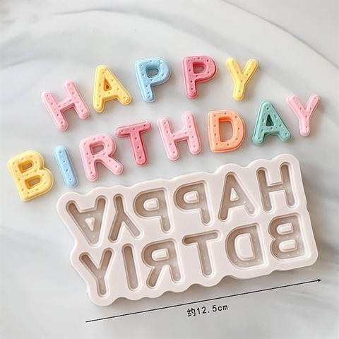 Khuôn F chữ HPBD MẪU 16