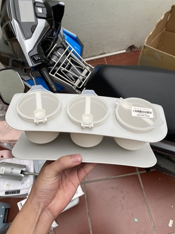 Bộ 3 lọ gia vị màu trắng
