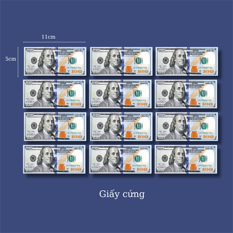 Set 50 tờ dollar dày 5*11cm