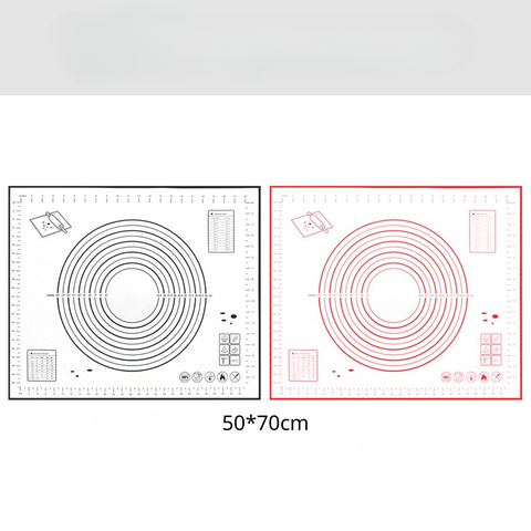 Tấm nhồi bột silicon nền trắng màu ngẫu nhiên size 50*70