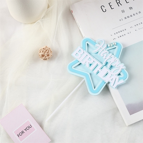 Que HPBD sao ngọc trai XANH