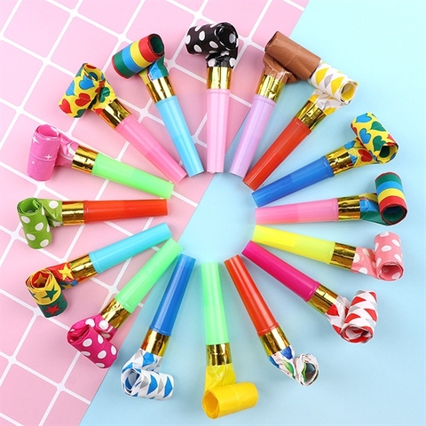 Set 10c Đồ chơi còi KUTE MIX MẪU