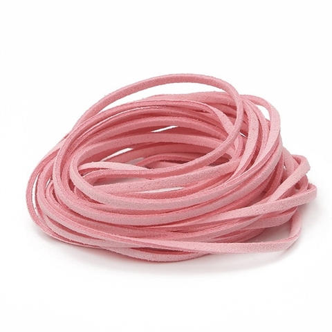 Dây rb da màu HỒNG - PK kt 2.5mm*1.2mm*10m