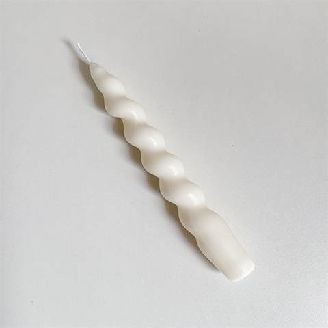Nến thơm xoắn thẳng 18cm - TRẮNG