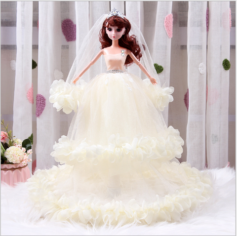 Búp bê váy VÀNG vương miện( dài váy 40cm,bb cao 29cm)-SALE