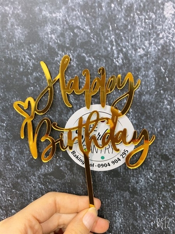 Topper mica HPBD tim lệch B VÀNG