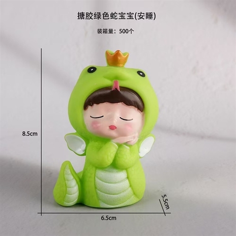 Đồ chơi RẮN XANH CHỐNG CẰM đội vương miện NHỰA