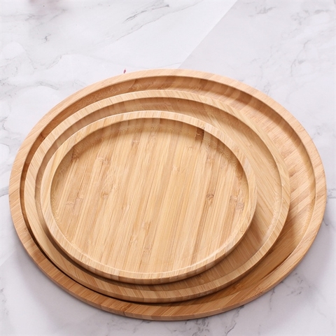 Khay gỗ tròn D25 loại dày 2cm