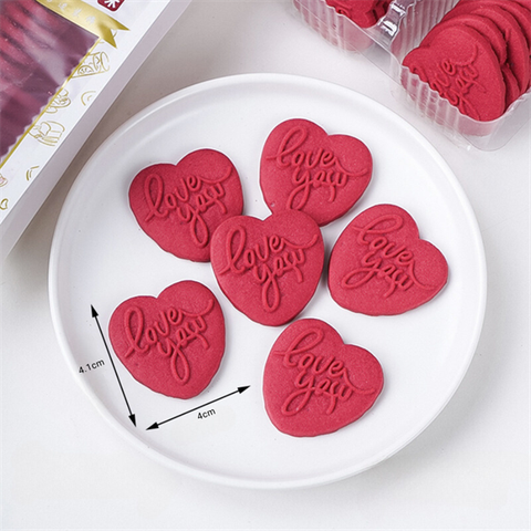 Bánh quy LOVE YOU TIM ĐỎ(180G)