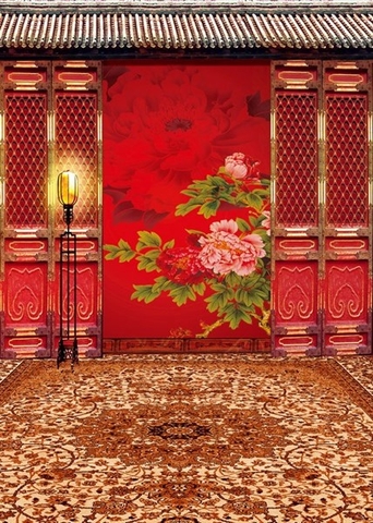 Phông 3d tết ( hoa cẩm chướng )- 2970