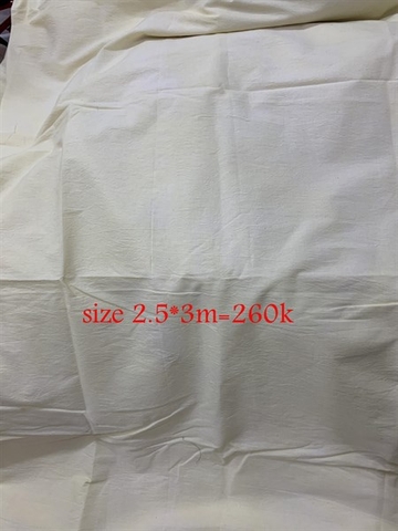 Vải Loang vàng nhạt khổ 2.5m*3m ZY018
