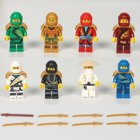 Đồ chơi trang trí BỘ NINJA GO không hộp