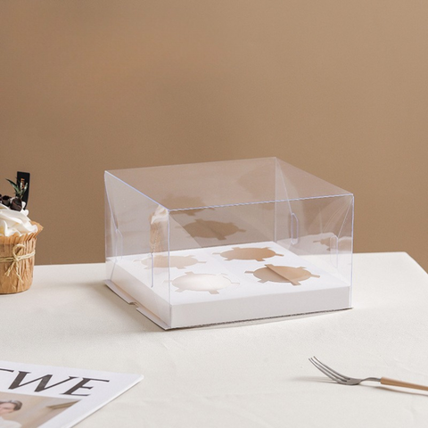 Hộp cupcake MICA 4 bánh