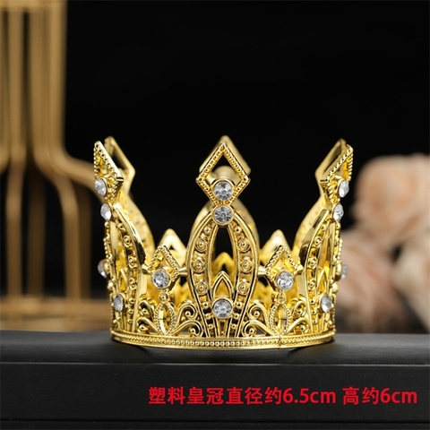 Vương miện hoàng gia size NHỎ VÀNG 7*6cm