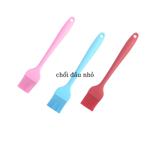 Chổi quét silicon size 20cm đầu nhỏ mix màu