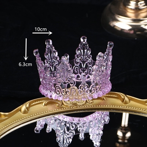 Vương miện TRONG TÍM 10,5CM *6,5CM loại 1