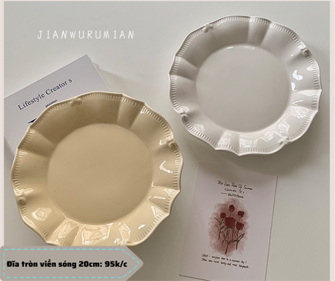 DC: đĩa vàng viền sóng 20cm