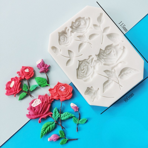 Khuôn F slc 4 hoa hồng to (A0169)