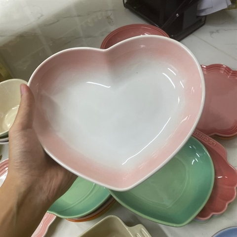 LC-đĩa tim trắng hồng