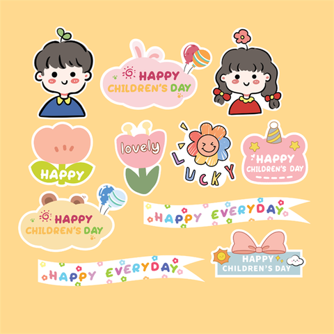 Set que giấy - TN HAPPY CHILDREN'S DAY ( combo2)