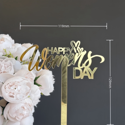 Topper mica WMD 2 tim rỗng vàng