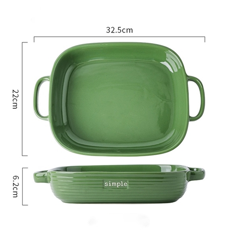 Bộ xanh SIMPLE - âu hai quai to 32,5*22*6,2cm
