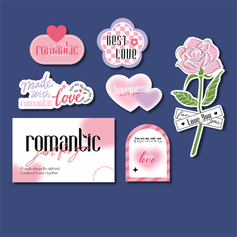 Set que giấy- VLT ROMANTIC