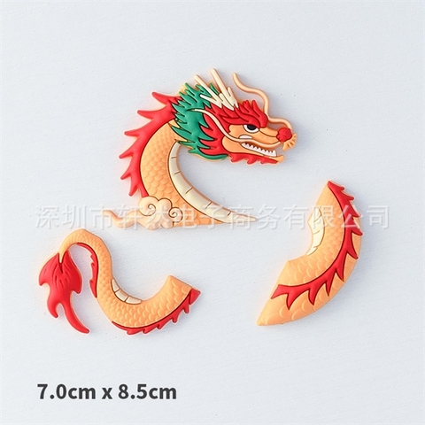 Set Kute nhựa dẻo RỒNG VÀNG 3 chi tiết mẫu mới