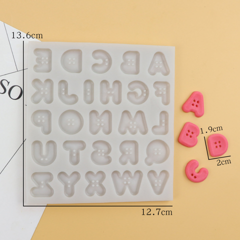 Khuôn F slc bảng chữ cái cúc áo