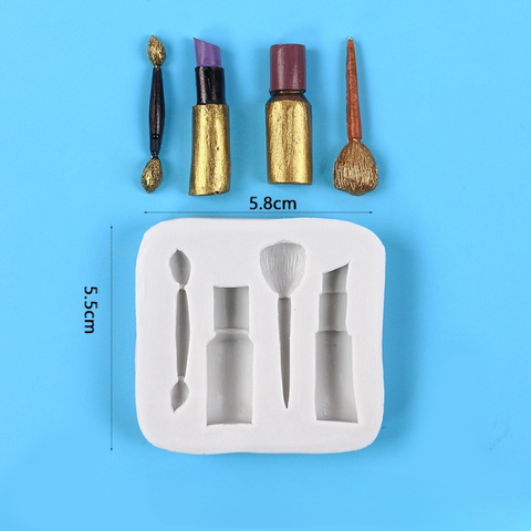 Khuôn F bộ trang điểm, mỹ phẩm son NHỎ