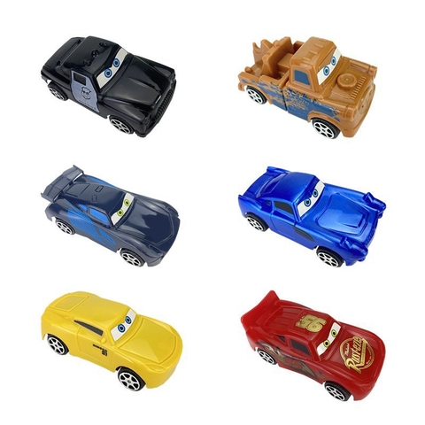 Set 6 xe xanh đỏ đen