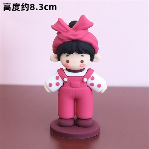 Kute SIÊU CẤP bé GÁI YẾN HỒNG 8cm