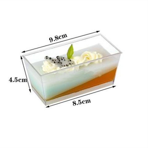 Hộp pudding chữ nhật WH-984745 (100c)