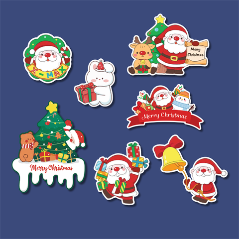 Set que giấy noel-MC ông già rung chuông (combo 2)