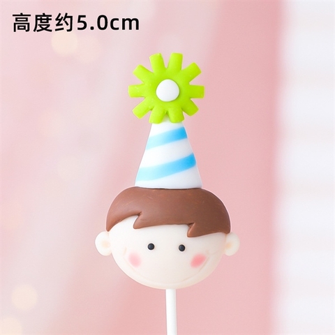 Que kute SLC BÉ TRAI ĐỘI MŨ HOA XANH