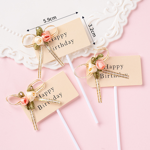 Set biển hiệu HPBD hoa(3 que)