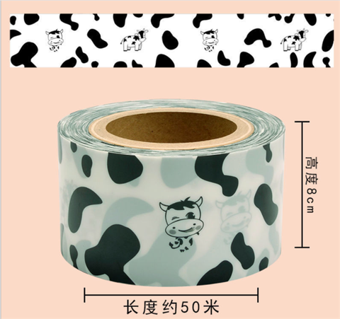 Mica cuộn bánh bò sữa dày 8*50m