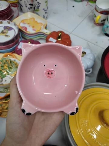 Đĩa chấm heo hồng (Cái)