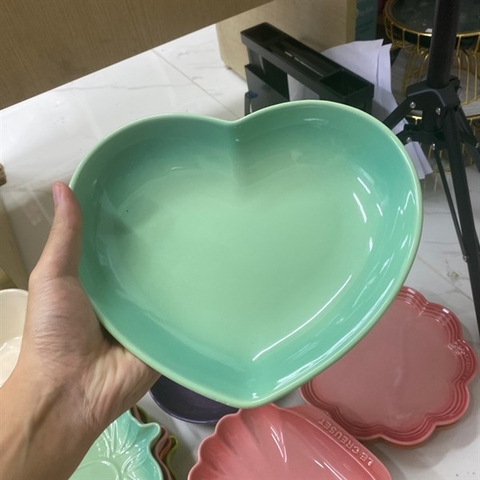 LC-đĩa tim xanh mint