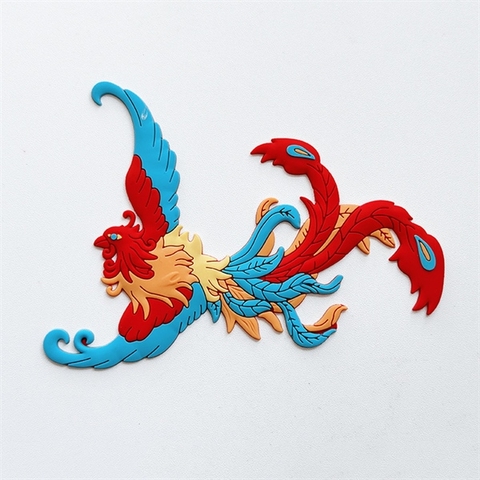 Kute nhựa dẻo Phượng Hoàng ĐỎ mã mới