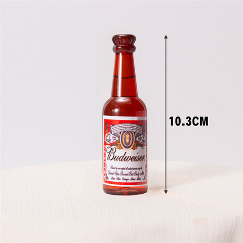 Trang trí chai bia Budweiser