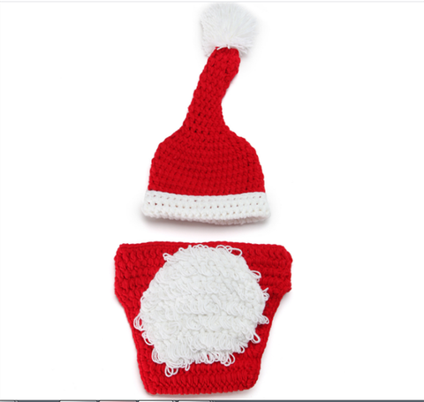 Quần áo noel Mũ + tã đỏ