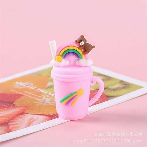 Kute SLC cốc trà sữa HỒNG