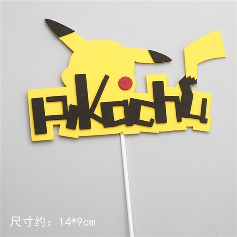 Que cắm xốp Pikachu vàng