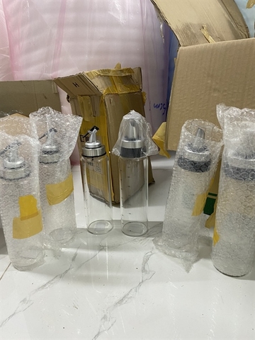 Lọ thủy tinh có vòi chia ml mẫu 2