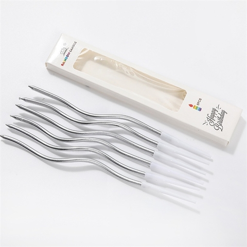 Nến XOẮN BẠC vỉ 6 que