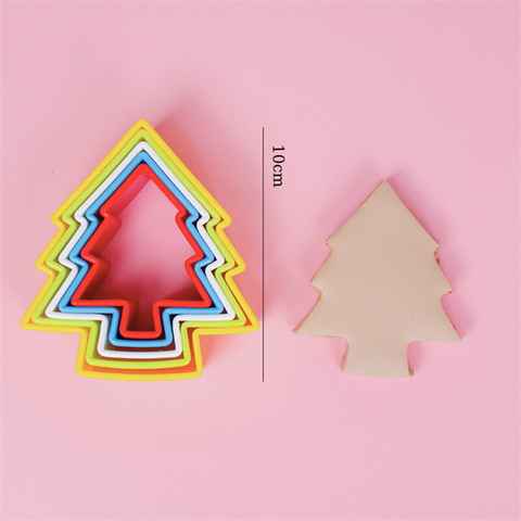 Bộ 5 khuôn nhấn CÂY THÔNG to nhỏ