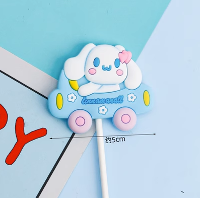 Que kute CHÓ TAI DÀI lái oto XANH