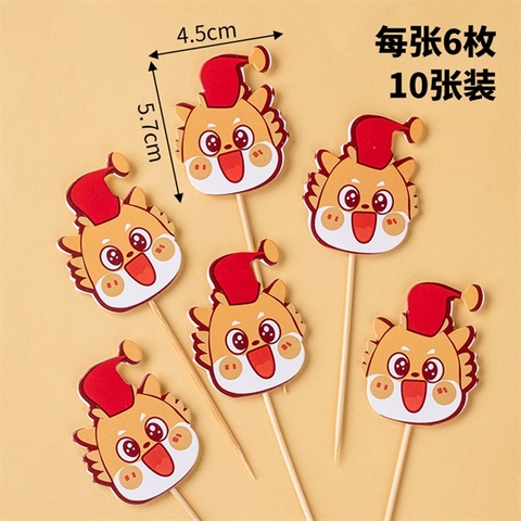 Set 10 tờ * 6 mẫu RỒNG VÀNG mã 2